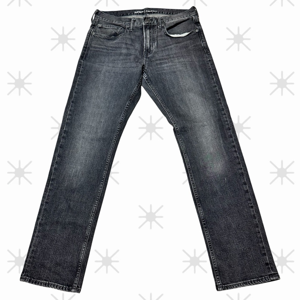Old Navy Dark Wash Size 32 Straight Leg Jeans Classic Fit Everyday Casual Denim